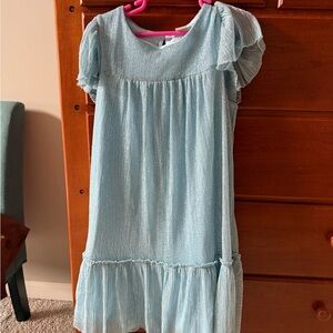 J. Crew Factory Light Blue Kids Formal Dress